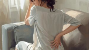 妊婦で背中が痛いのはなぜ？原因と寝方・ストレッチなどの対処法について解説します。