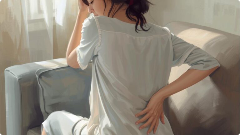 妊婦で背中が痛いのはなぜ?原因と寝方・ストレッチなどの対処法について解説します。