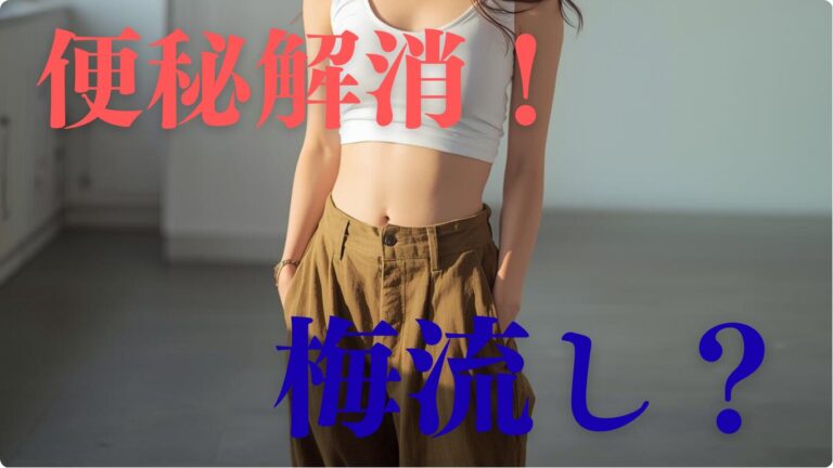 便秘デトックスは梅流しで解消!薬に頼らない腸内リセットレシピについて解説します。