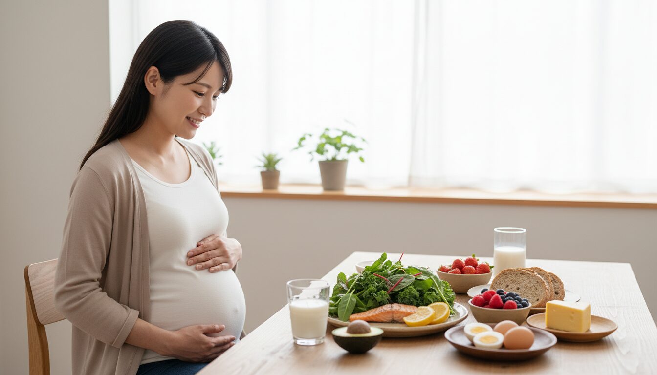 妊娠中に特に意識して摂りたい6つの栄養素と食材